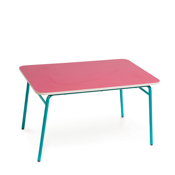 שולחן מתכת צבעוני